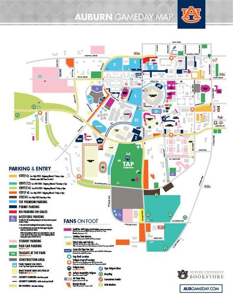 The Hill Auburn University Map