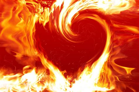 Download Fire Heart Heart Fire Royalty Free Stock Illustration Image