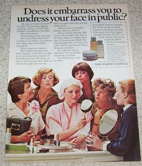 1977 Print Ad Merle Norman Cosmetics Studio Beauty Vintage