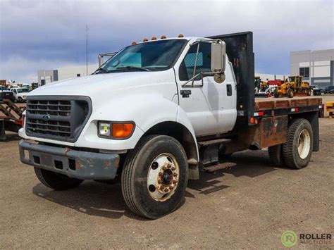 Ford F Xl S A Super Duty Flatbed Truck Roller Auctions