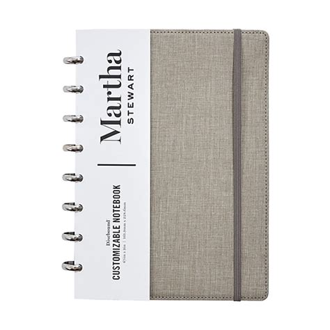 Martha Stewart Customizable Notebook 6375 X 9 College Ruled 60