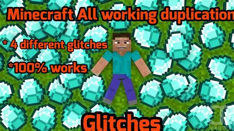 All Working Minecraft Duplication Glitches 4 Different Kind Of
