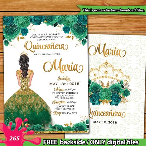 This Is An Image Of Princess Quincena And Tiara Birthday Party Printables