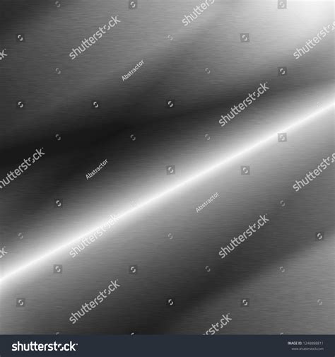 Shiny Metal Texture Silver Background Stock Illustration 1248888811