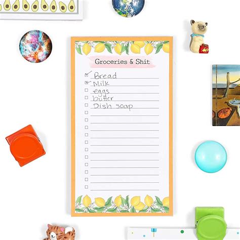 Buy Magnetic To Do List Notepads Grocery Lists For Fridge X