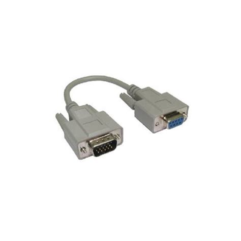 Ge1980 Vga Cable Adaptador De 9 Pines Hembra A Hd De 15 Pines Macho 21