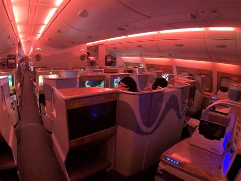 emirates business class review a380 the champagne mile