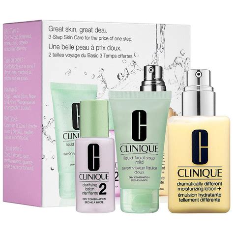 Clinique 3 Step Skin Care System 2 Dry Combination Skin Big Size 30 Ml