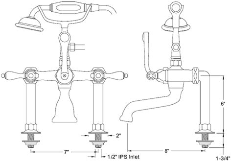The home depot shows you how with this guide. Beautiful deckmount leg tub faucets