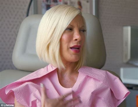 Tori Spelling Reveals She Needs A Boob Vacation As Breast Implants