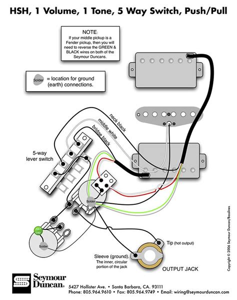 Standard, stratocaster, strat, hh, wiring diagram, 0134800, mx. Dimarzio Wiring Diagram Hh 3 Way