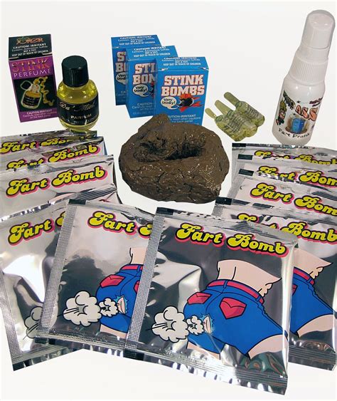 Smelly Prank Kit V20 Liquid Ass Stink Bomb Fart Perfume Fake Poop