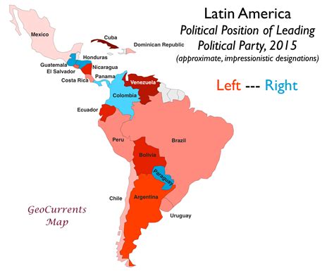 Attempts To Map Latin Americas Political Spectrum Geocurrents