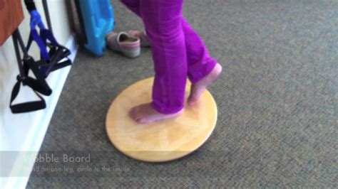 Ankle And Foot Rehab Balance And Proprioception Youtube