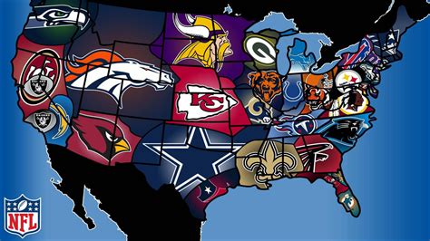 Download Nfl Map Teams Los Angeles Chargers Wallpaper