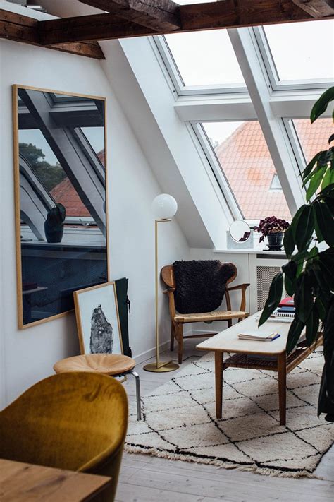 A Charming Copenhagen Loft With Mid Century Classics Design Living Room