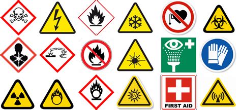 6 Hazard Symbols