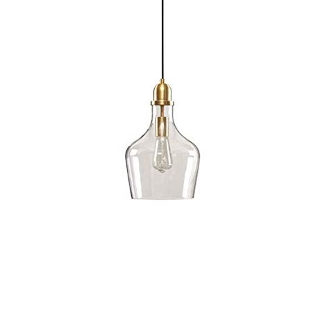 Best Gold And Glass Pendant Light