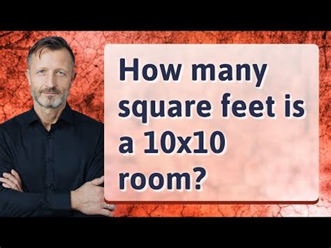 How Many Square Feet Is A 10x10 Room YouTube