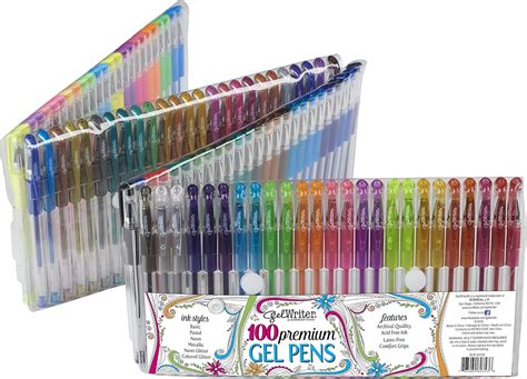 Ecr4kids Gelwriter Gel Pens Set Premium Multicolor In