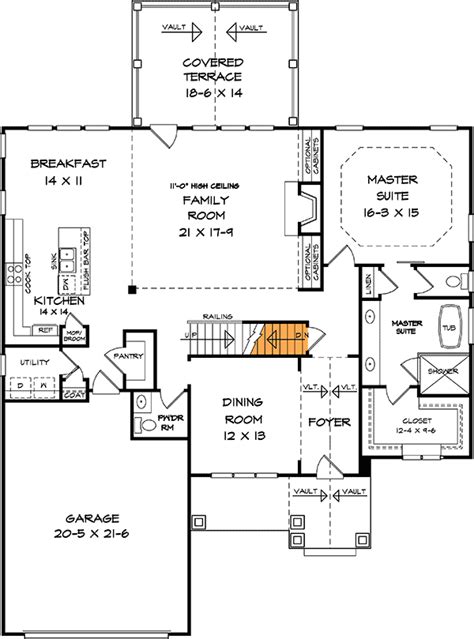 2 Story House Floor Plans With Master On Main Floor Roma
