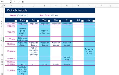 How To Create A Calendar Schedule In Excel Printable Form Templates