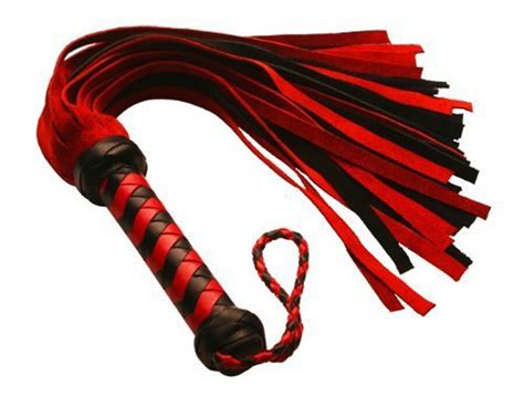 Leather And Suede Spanking Whip Flogger Well Balanced Handle Paddle For Bdsm Bondage Adult Sex