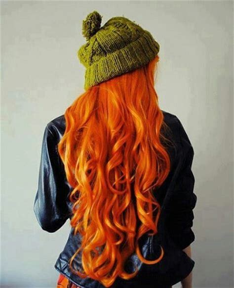 Turuncu Renkli Saç Turuncu Saç Modelleri