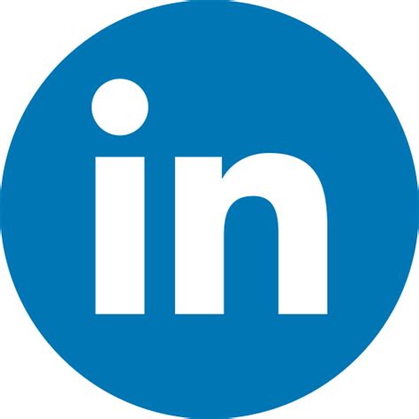 Circle Linkedin Logo Media Network Social Share Icon Free Download