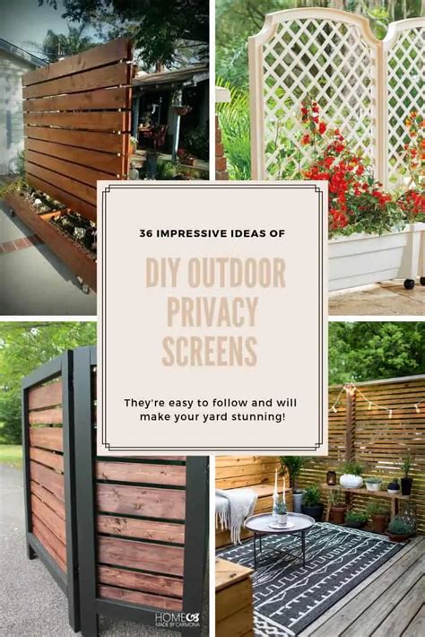 36 Impressive Diy Outdoor Privacy Screens Ideas 2023