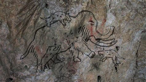 Wooly Mammoth Cave Painting At Explore Collection