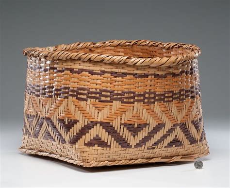 Choctaw Double Walled Basket 3262015 American Indian Timed