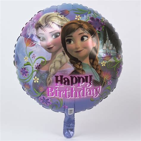 Normally used when helium is used to fill the balloon, as the material is more. Disney Frozen Happy Birthday Foil Helium Balloon | Card ...