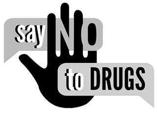 Drugs are scary, being sober isn't. say-no-to-drugs-icon - Ernest Mario School of Pharmacy