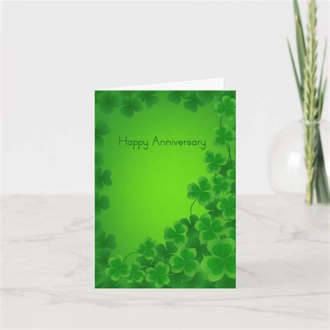 Irish Anniversary Card Zazzle Irish Anniversary Anniversary Cards