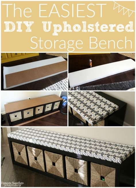The Easiest Diy Upholstered Bench Todays Creative Life