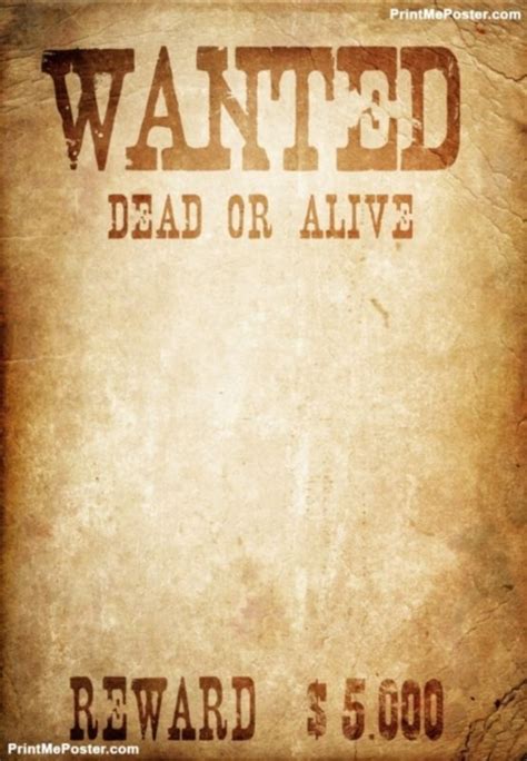 10 best Wanted Posters images on Pinterest | Mousepad, Backdrops and ...