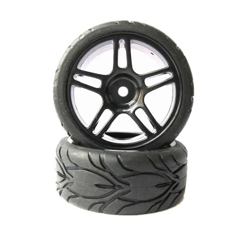 4pcs Pack Rc Vehicle Tire And Wheel 26mm Hex 12mm Foam Insert 110 On