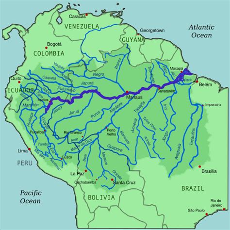 Amazone (fleuve) - Wikimonde