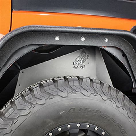 Fishbone Offroad® Jeep Wrangler 2007 Black Front And Rear Inner