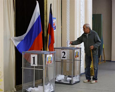 Russia Says Ruling Party Wins Most Votes In Occupied Ukrainian Regions West Calls Elections