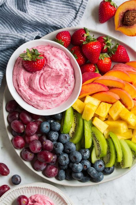 Easy Cream Cheese Fruit Dip Fruit Dips Recipes Fruit Dishes Fruit