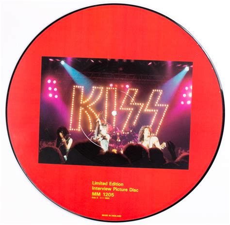Kiss Vinyl Record Kiss Limited Edition Picture Disc Mm 1205 Kiss Museum