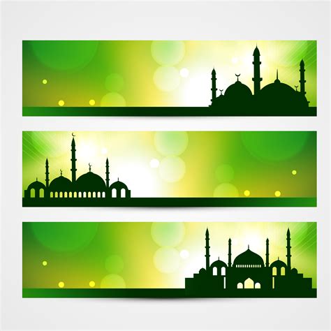 Islamic Banner Free Vector Art 2632 Free Downloads