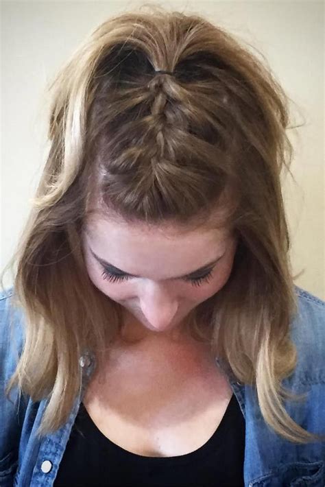 33 Casual And Easy Updos For Short Hair Short Hair Updo Braids For