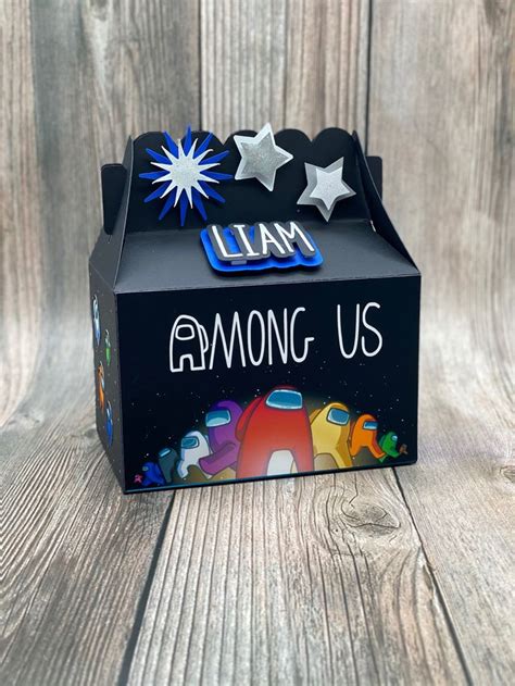 Among Us Party Box Etsy In 2021 Party In A Box Fruit Birthday