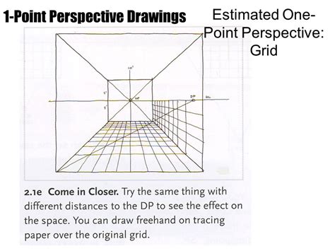 One Point Perspective Grid