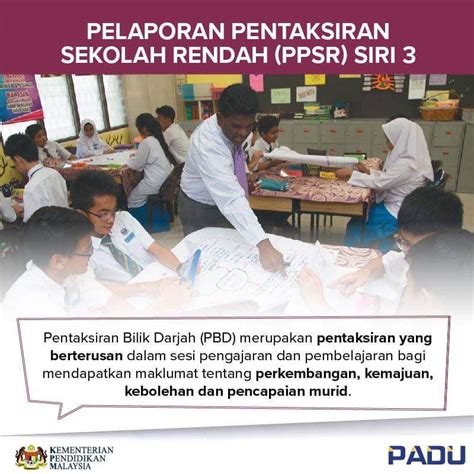 Sistem pentaksiran pendidikan kebangsaan (sppk) adalah satu sistem pentaksiran yang diperkenalkan dalam transformasi pendidikan. PPSR Pelaporan Pentaksiran Sekolah Rendah