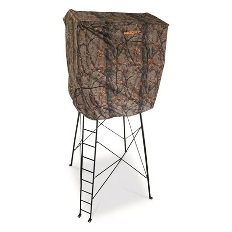 Muddy Quad Pod Enclosure Hunting Blind 699106 Tower And Tripod Stands