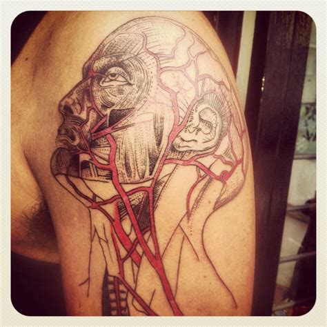 We Love Love Love This Anatomical Head By Dr Jekyll And Mr Hyde Tattoo